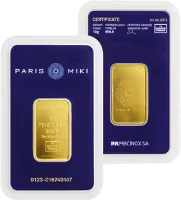 PARIS MIKI GOLD BAR 10g
