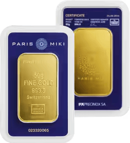 PARIS MIKI GOLD BAR 50g