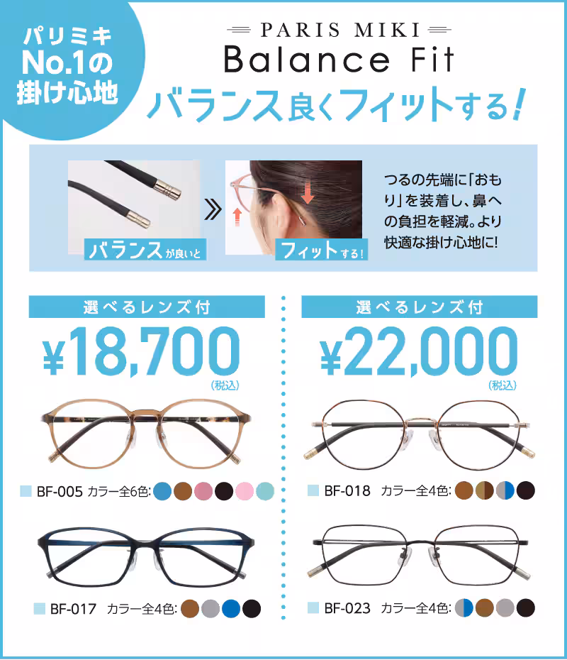 PARIS MIKI Balance Fit〈パリミキ バランスフィット〉