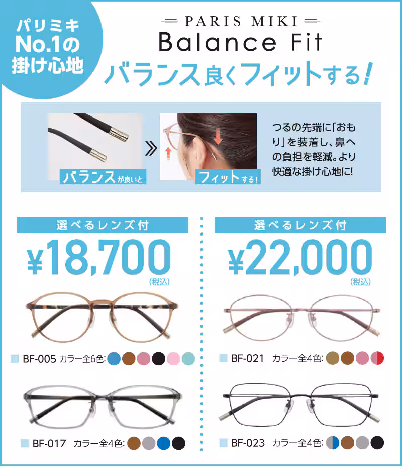 PARIS MIKI Balance Fit〈パリミキ バランスフィット〉