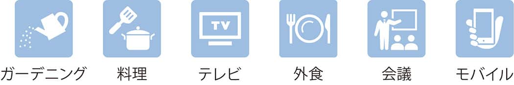 スマホやパソコン、広げた書類もしっかり見える。テレワークが捗る、広い視界。