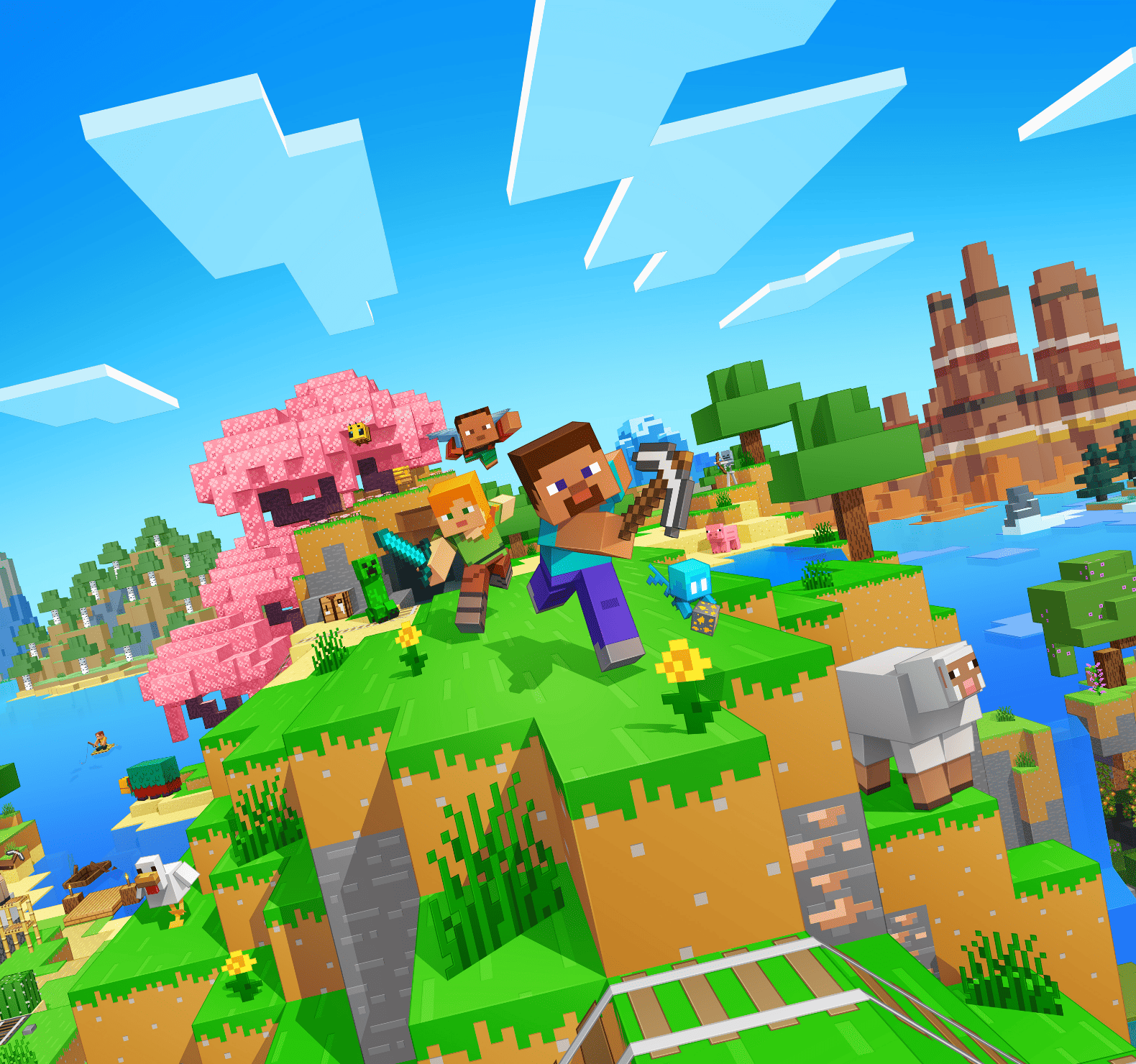 Minecraft Eyewear キービジュアル