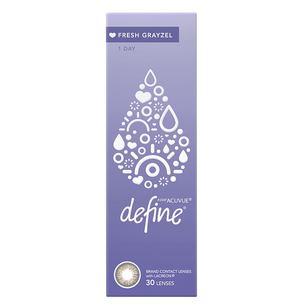 ワンデーアキュビュー ディファイン モイスト フレッシュグレーゼル 30枚入り  ジョンソン＆ジョンソン