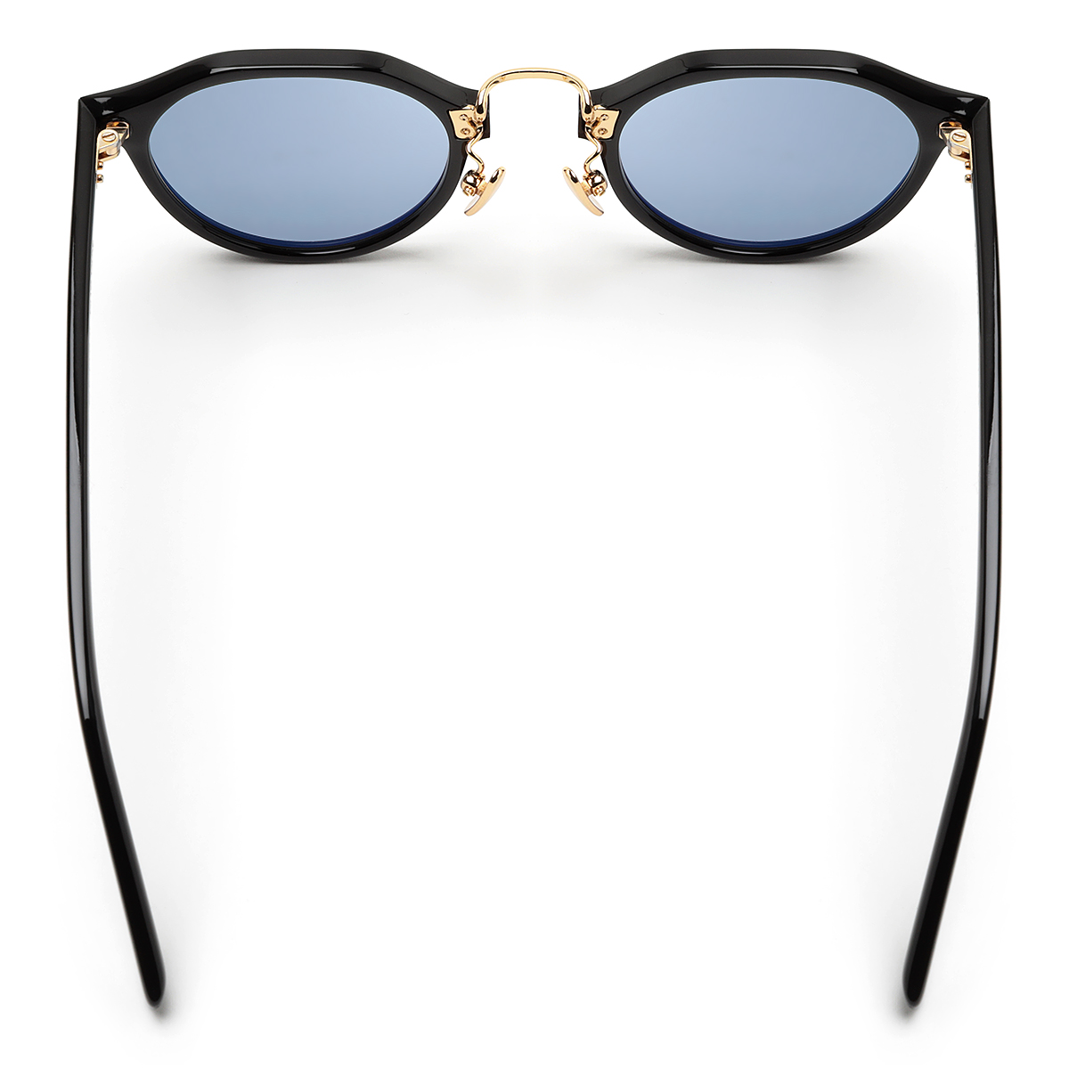 シャイニーブラック/ゴールド/ブルー