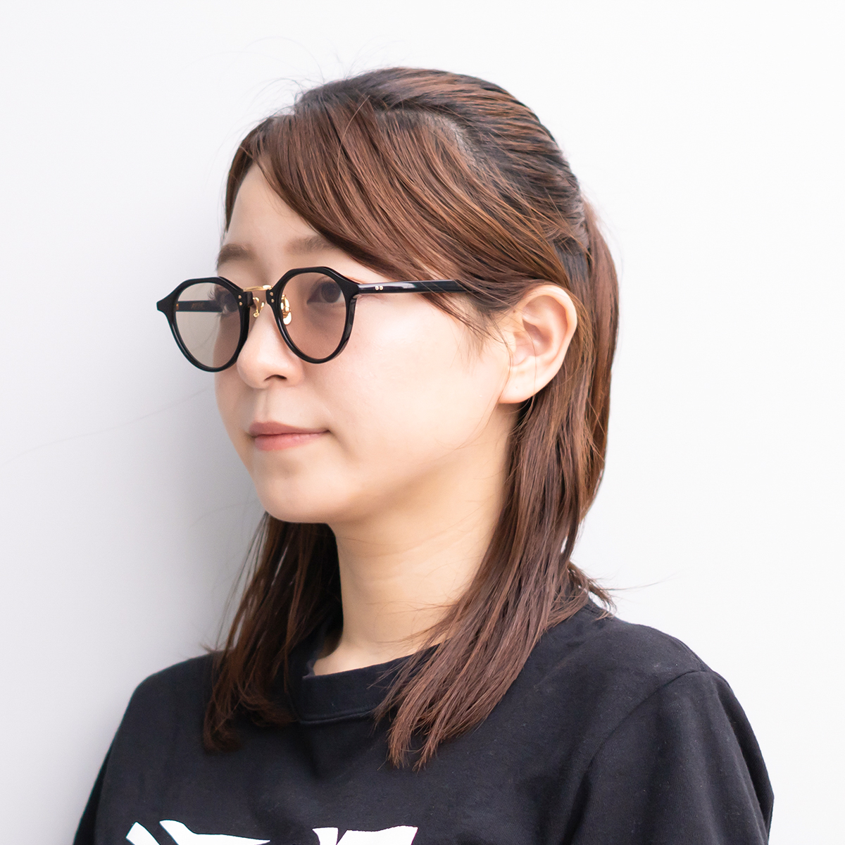 シャイニーブラック/ゴールド/ブラウン