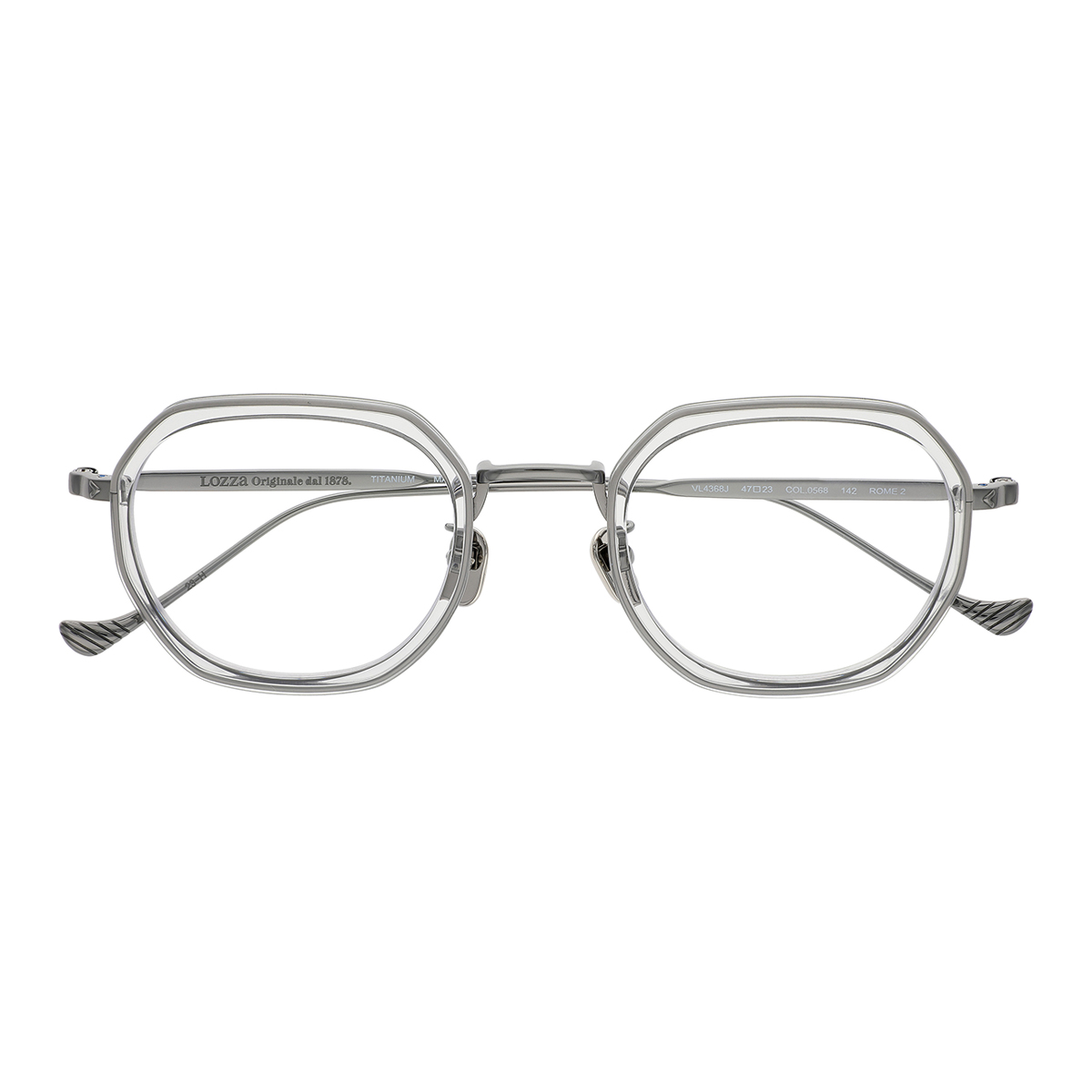 0568 ガンメタル/クリアグレー