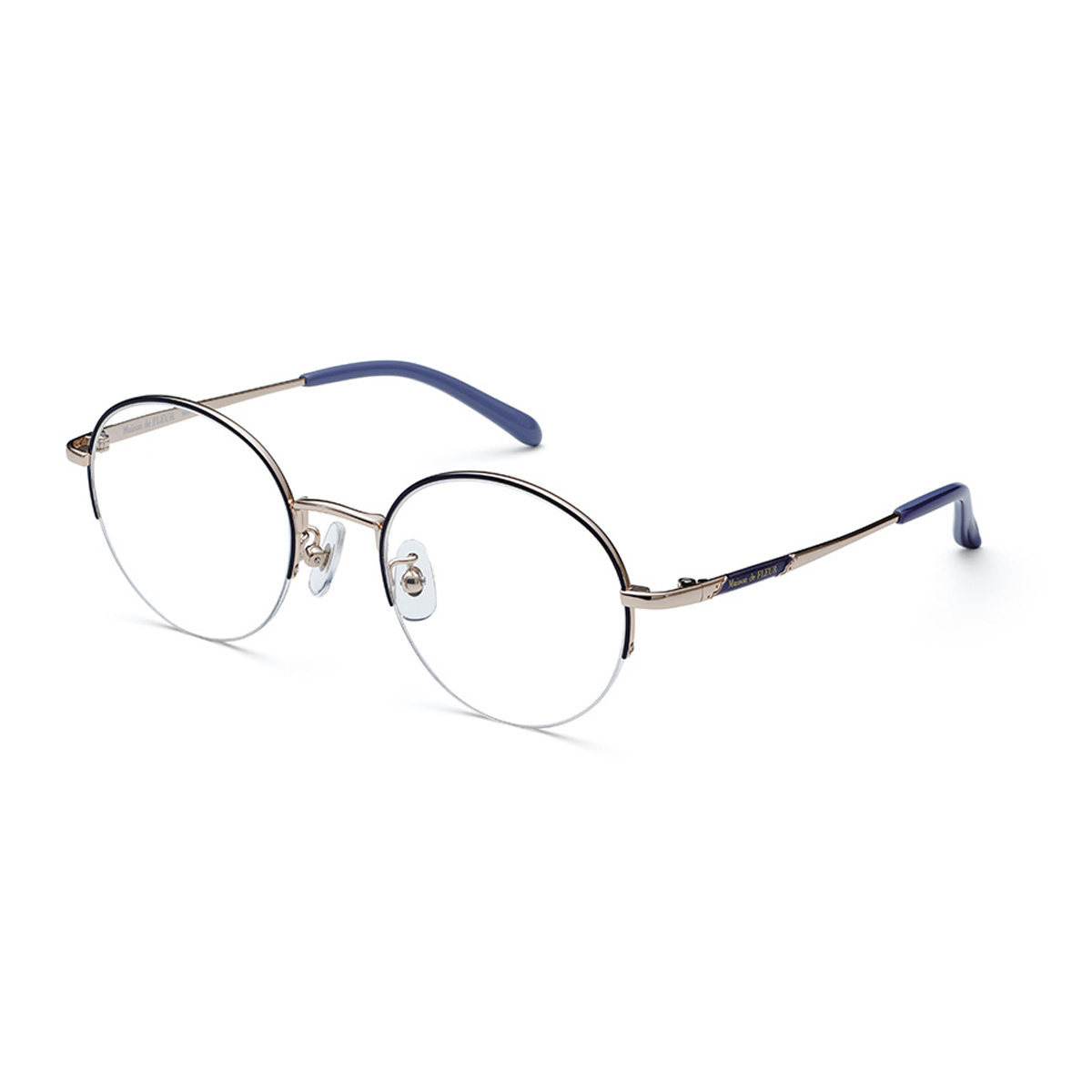 Maison de FLEUR MDF-026 ゴールド/ネイビー 50