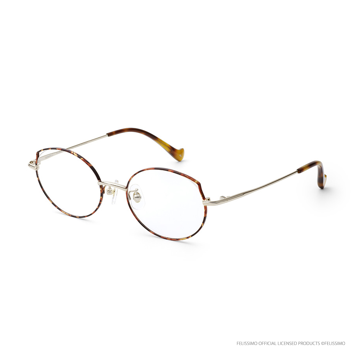 フェリシモ「猫部」 KOMIMI-2 ミケネコ ゴールド/デミ 49