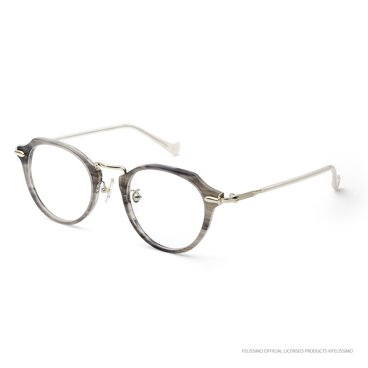 フェリシモ「猫部」 TUMETOGI キジシロ グレーホワイト 49