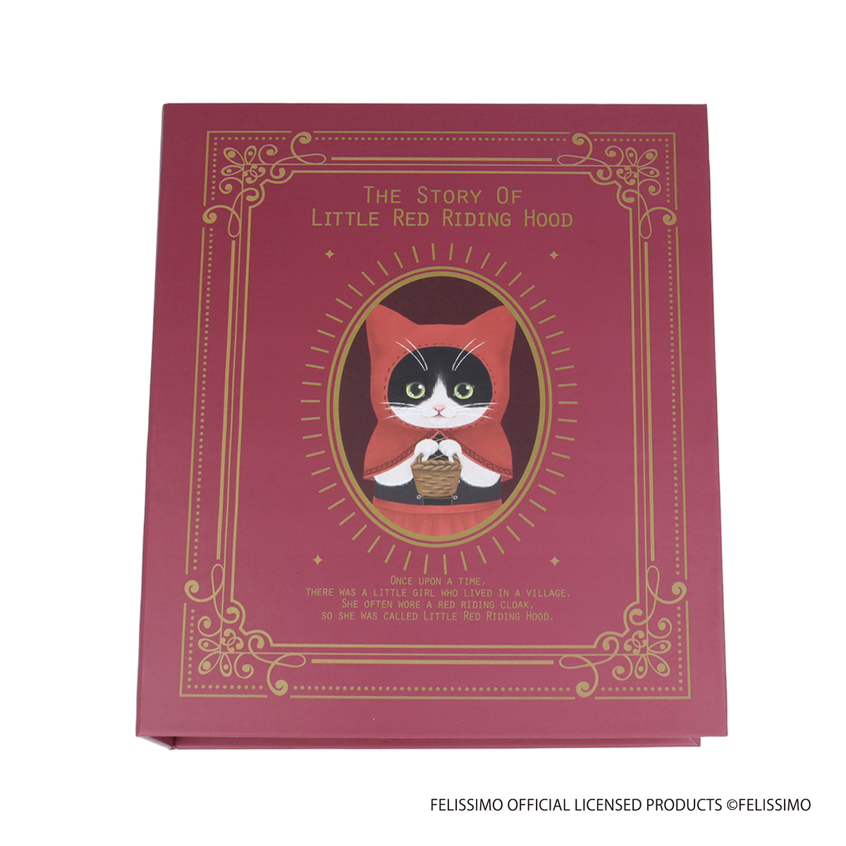 フェリシモ「猫部」ケースブック ハチワレ あか