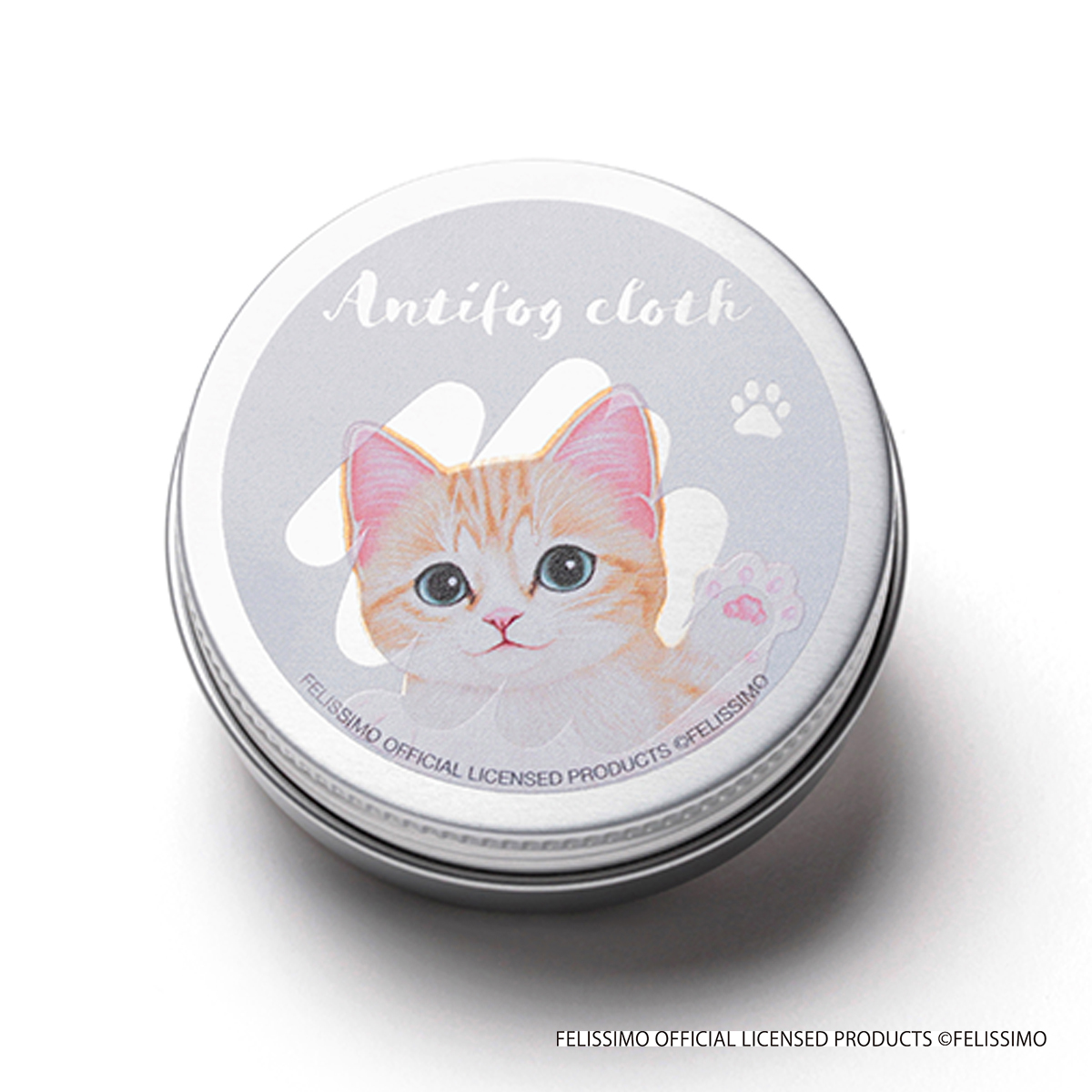 フェリシモ「猫部」くもり止めクロス 茶白