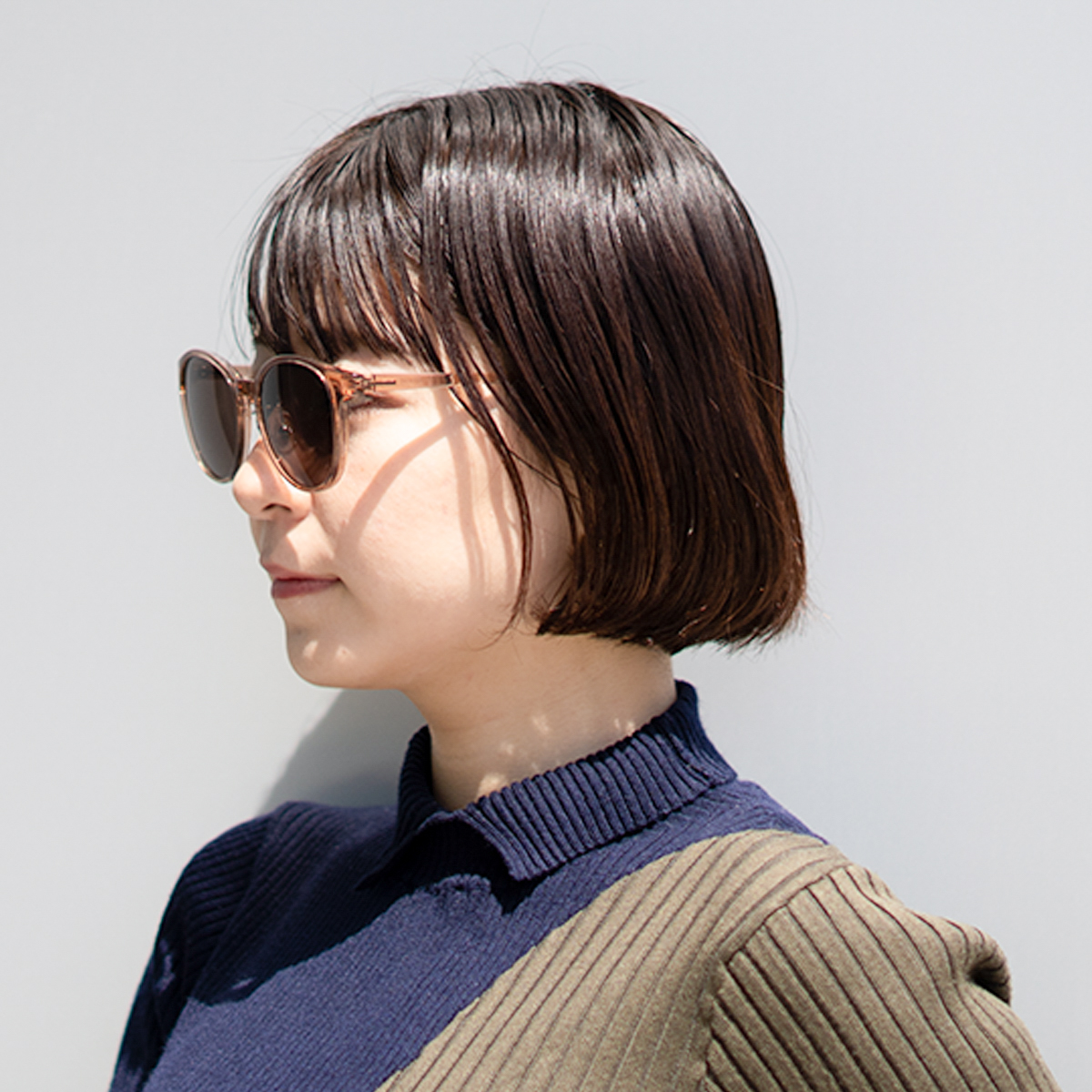 クリアピンクブラウン