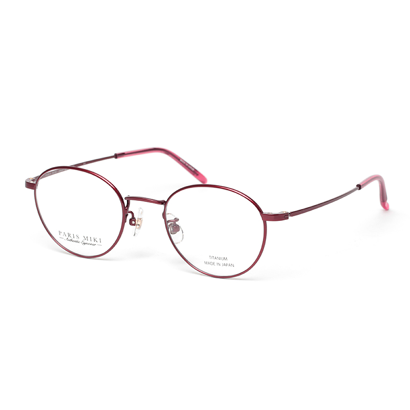 PARIS MIKI Authentic Eyewear 033 レッド 48