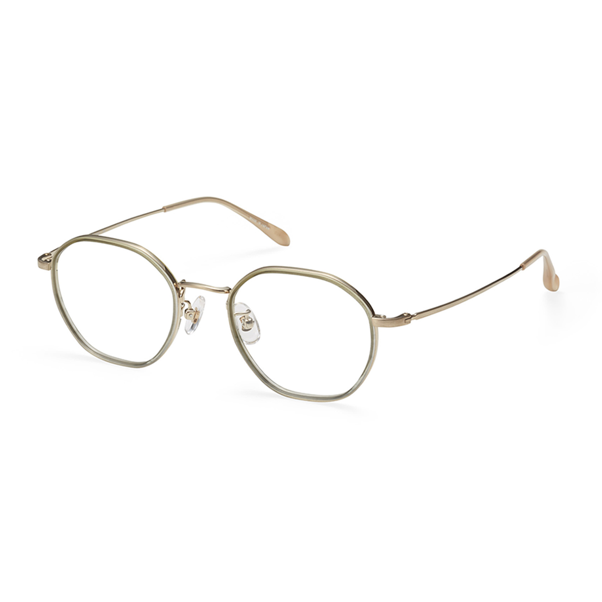 PARIS MIKI Authentic Eyewear 106 ホワイトゴールド/オリーブグレー