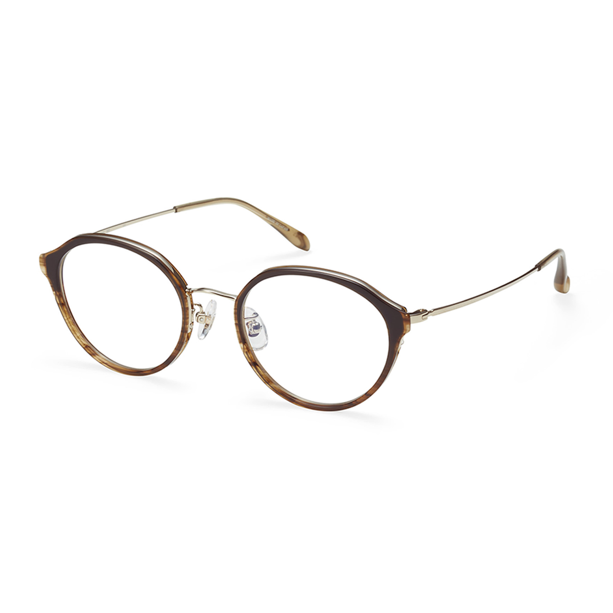 PARIS MIKI Authentic Eyewear 107 ホワイトゴールド/ダークブラウン