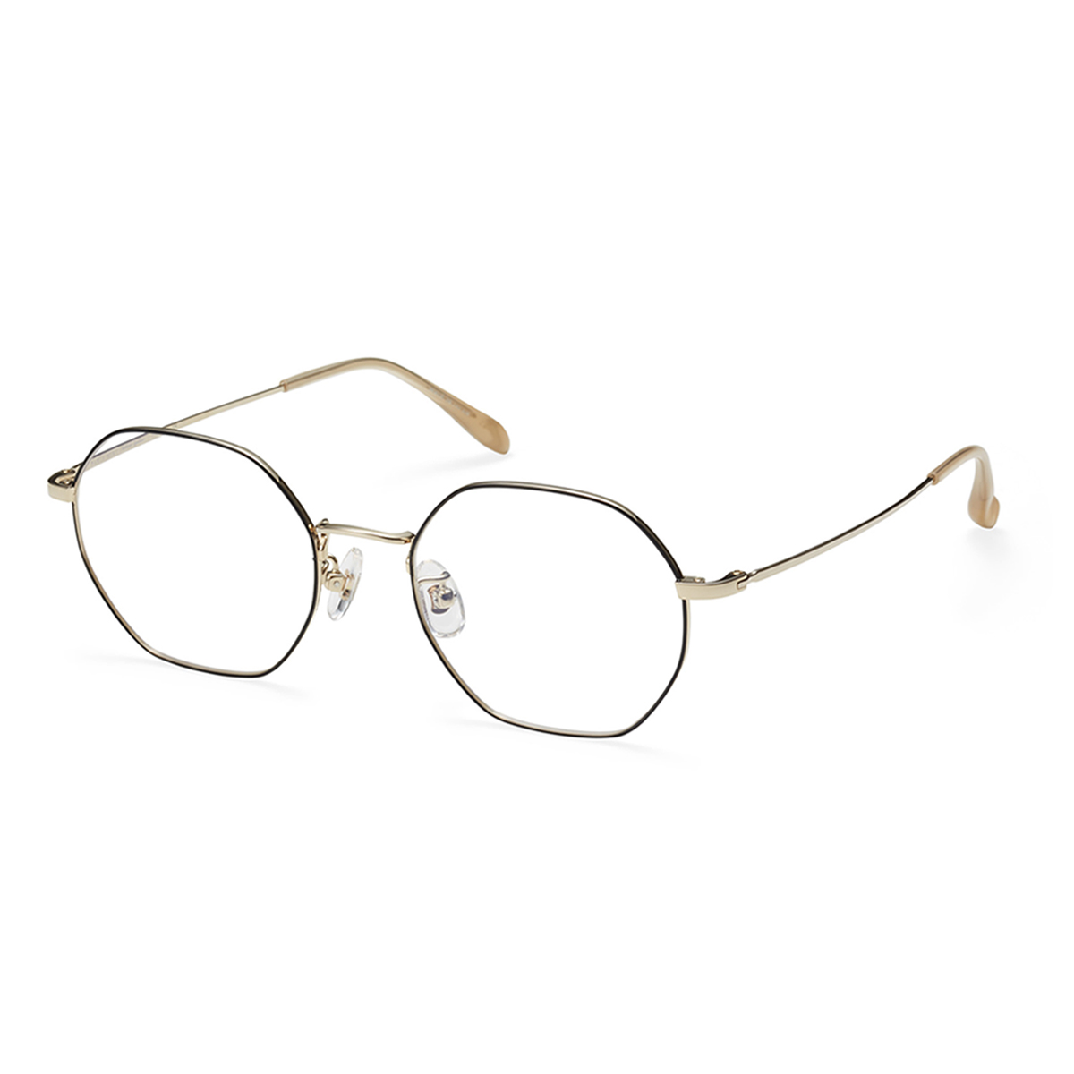 PARIS MIKI Authentic Eyewear 110 ホワイトゴールド/ブラック 51