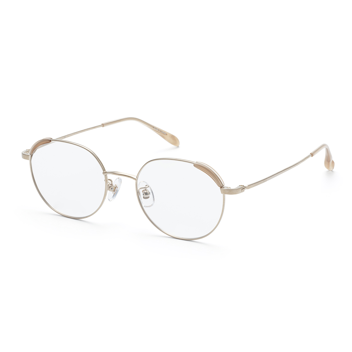 PARIS MIKI Authentic Eyewear 113 ホワイトゴールドマット/ブラウン