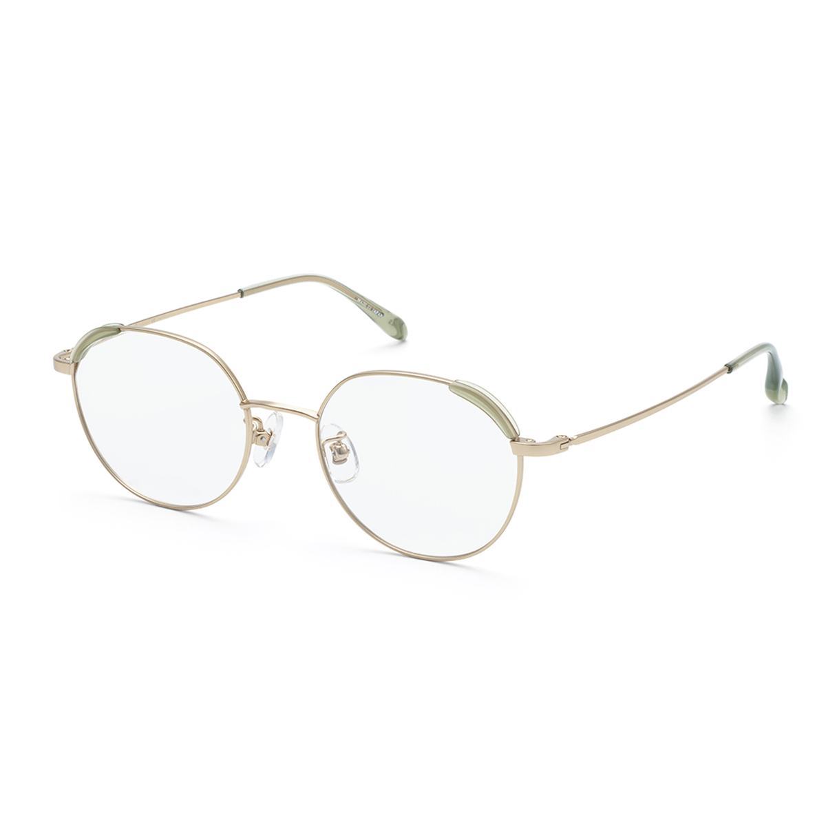 PARIS MIKI Authentic Eyewear 113 ホワイトゴールドマット/オリーブ