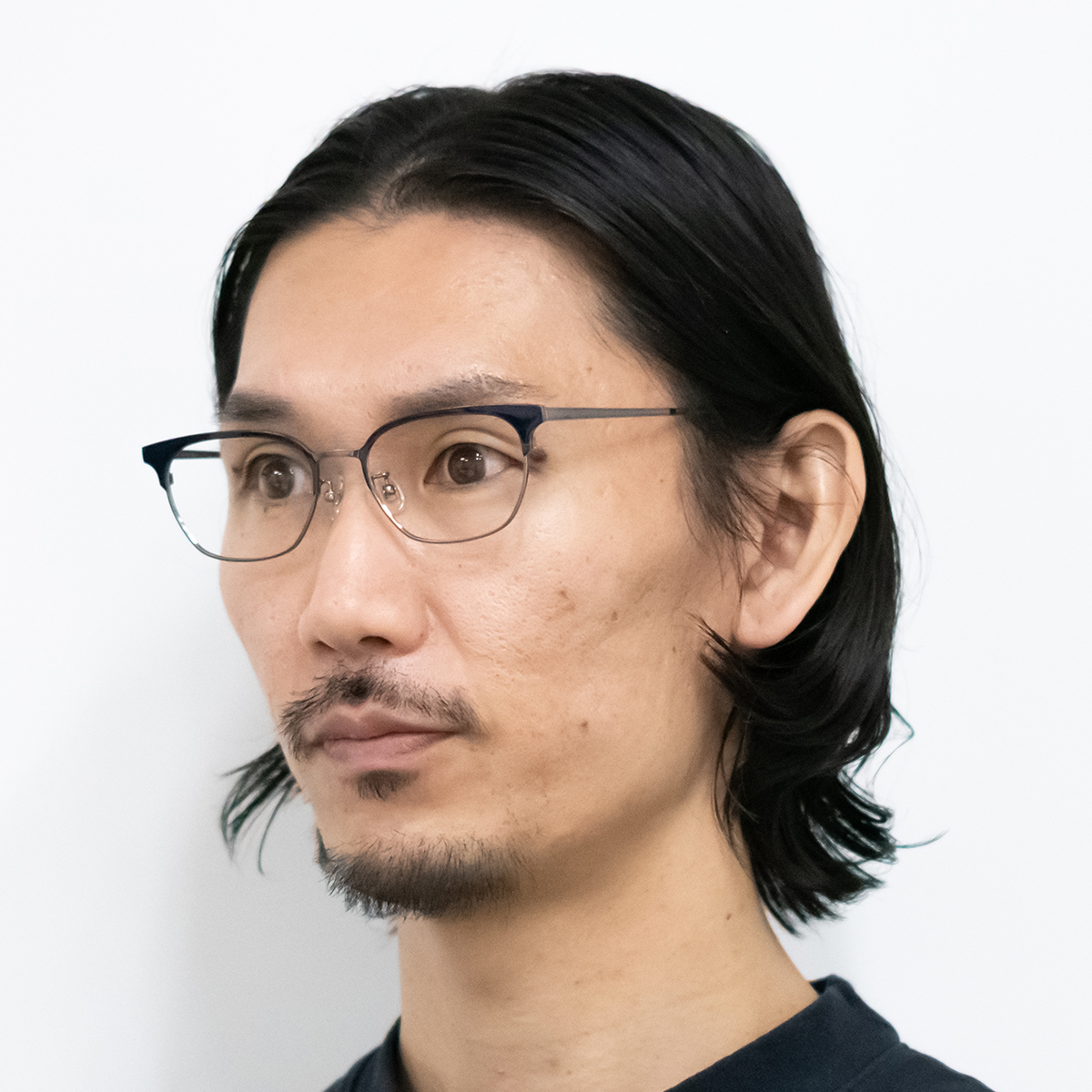 ライトグレー/ブルー