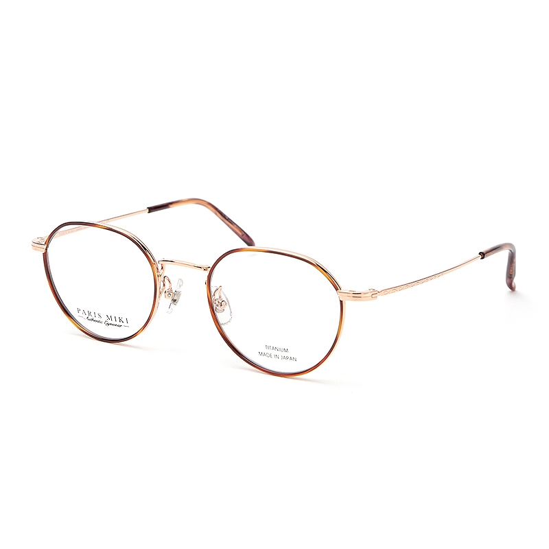 PARIS MIKI Authentic Eyewear 022 ピンクゴールド/ブラウン