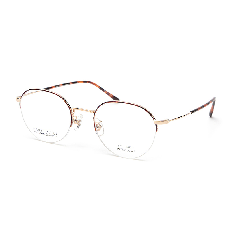 PARIS MIKI Authentic Eyewear 025 ゴールド/トートイス