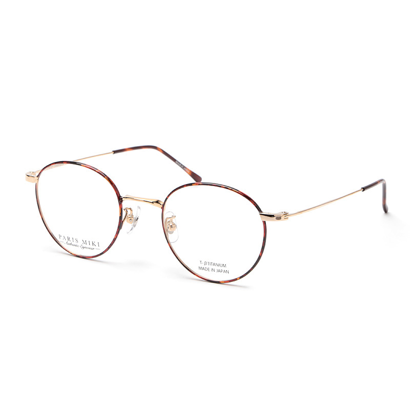 PARIS MIKI Authentic Eyewear 001 トートイス/ゴールド 49