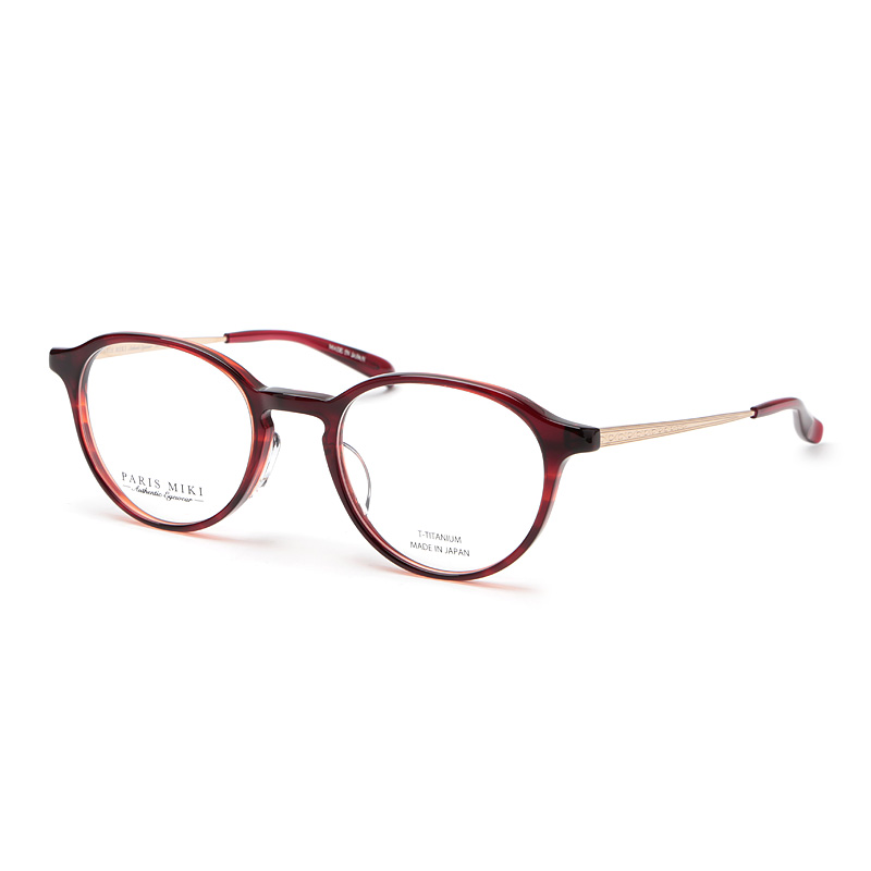 PARIS MIKI Authentic Eyewear 007 レッド/ゴールド
