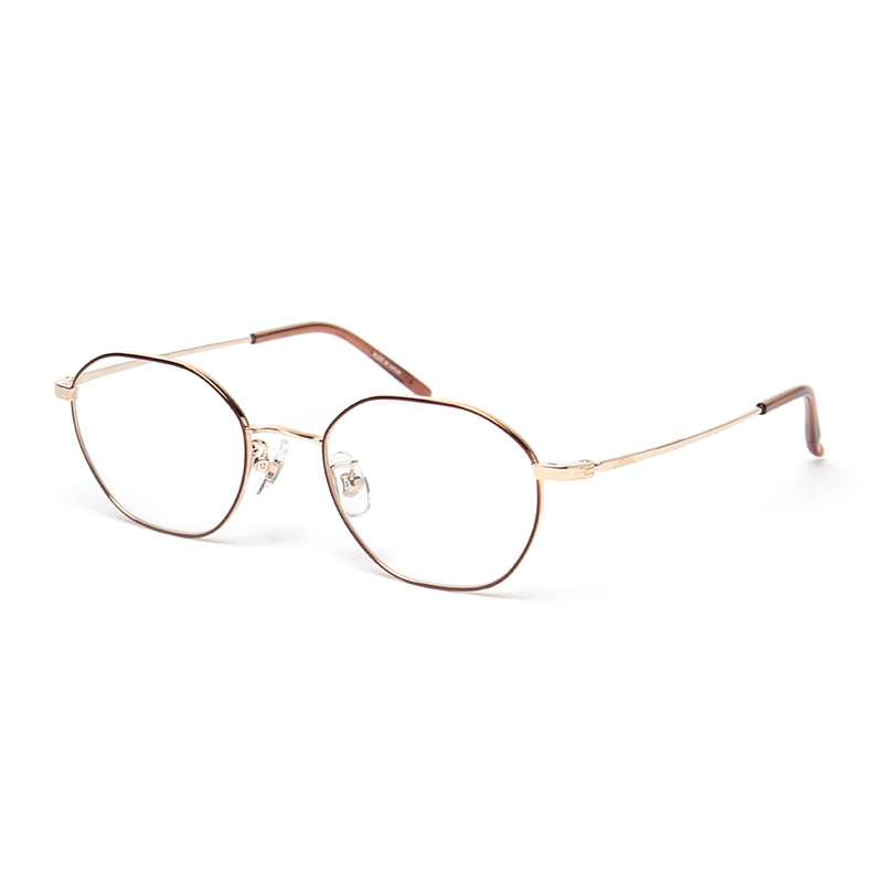 PARIS MIKI Authentic Eyewear 036 ゴールド/ブラウン 50