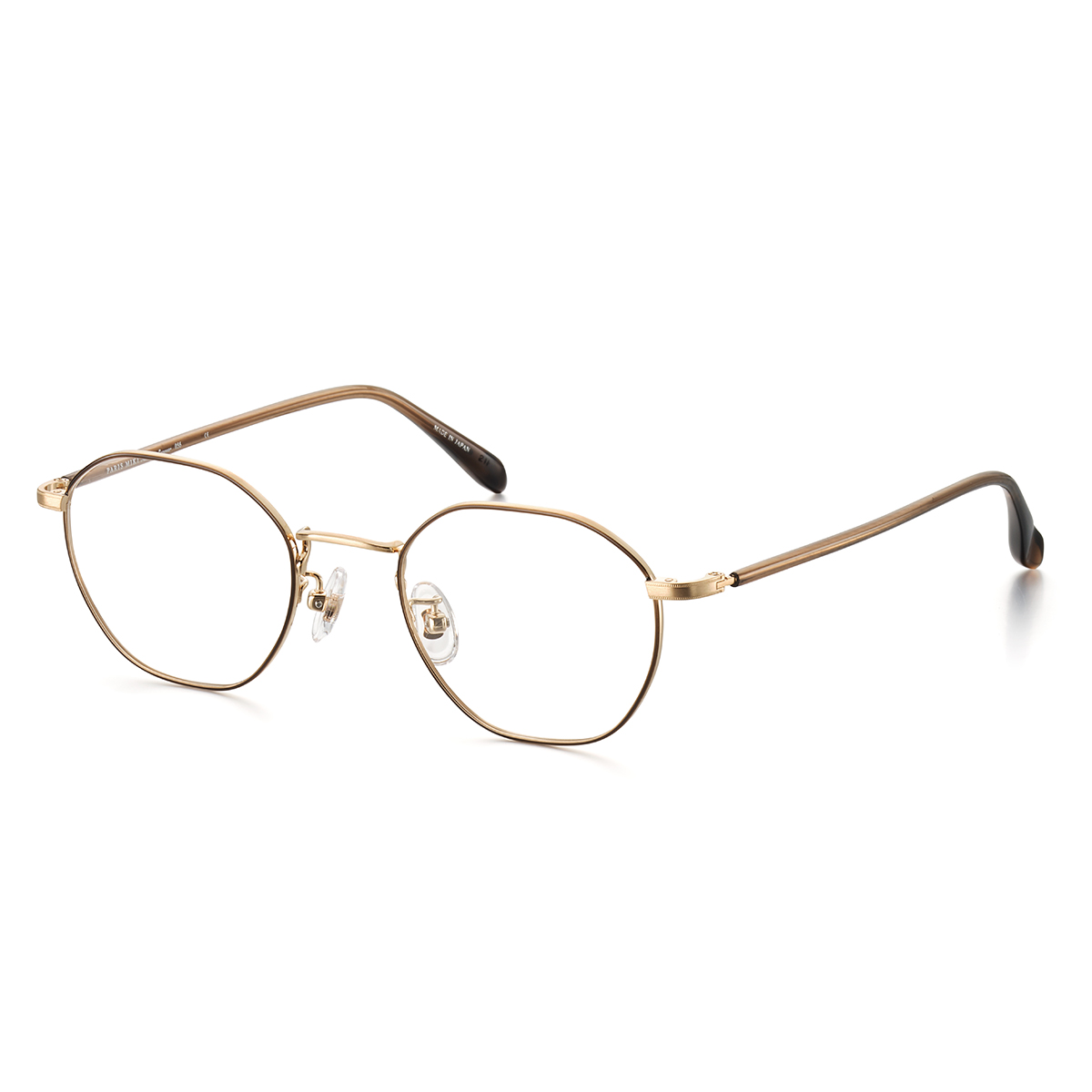 PARIS MIKI Authentic Eyewear 056 ホワイトゴールド/ブラウン