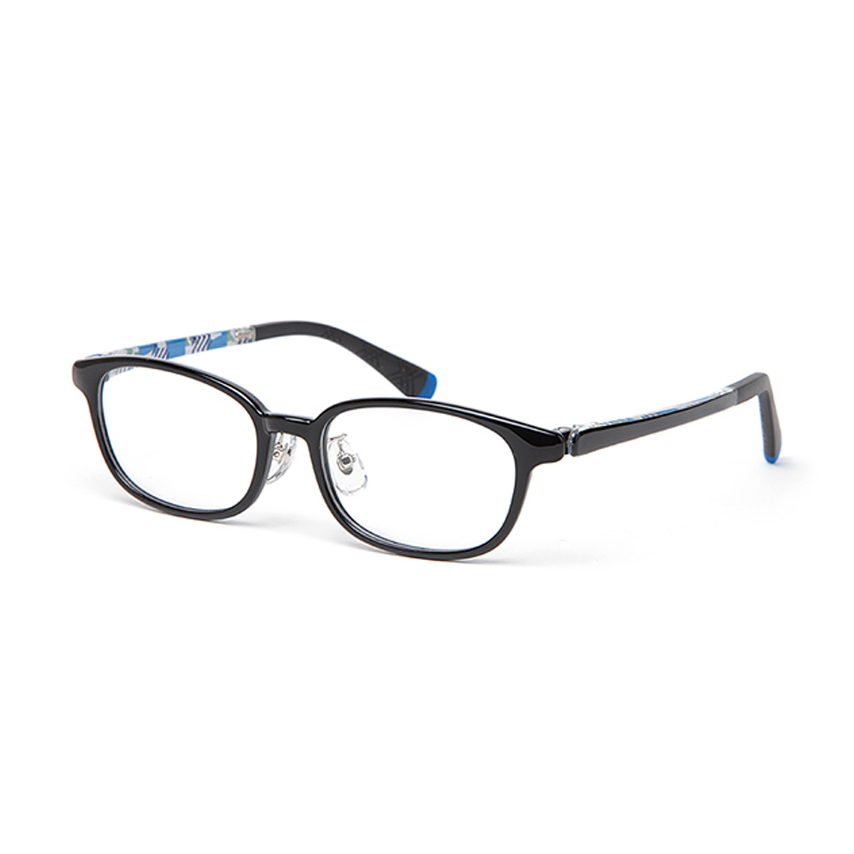 【キッズ】PARIS MIKI Junior 803 ブラック／ストライプ 46