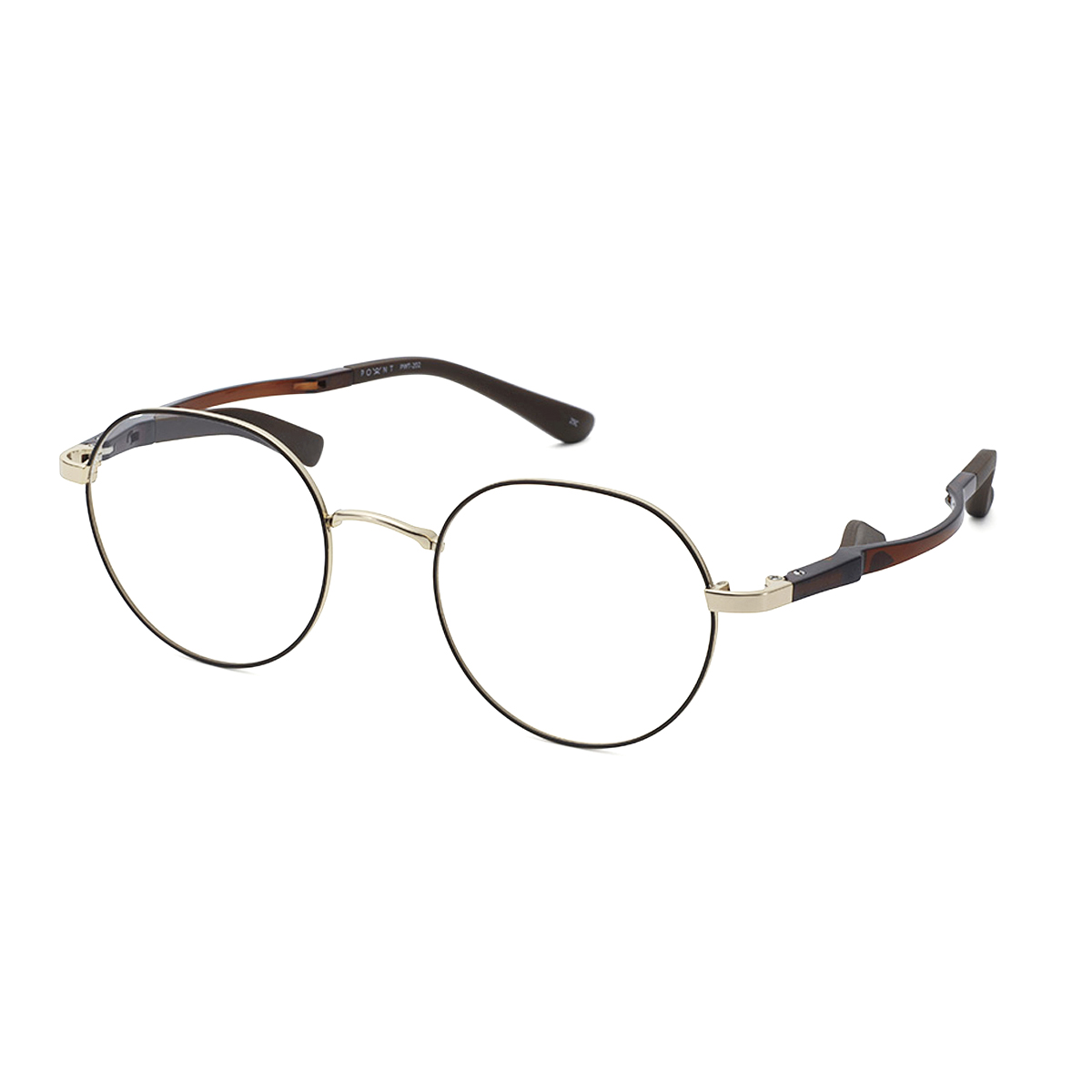 【鼻パッドなし】POWANT PWT-202 ゴールド／ブラウン 48