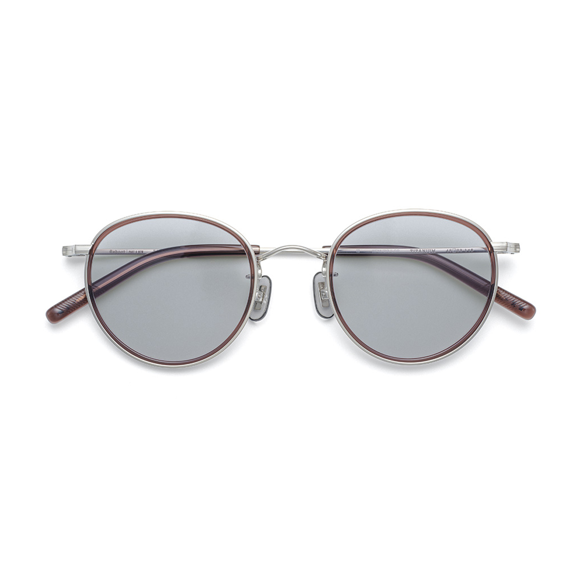 シルバーマット/ブラウン (ライトグレー)