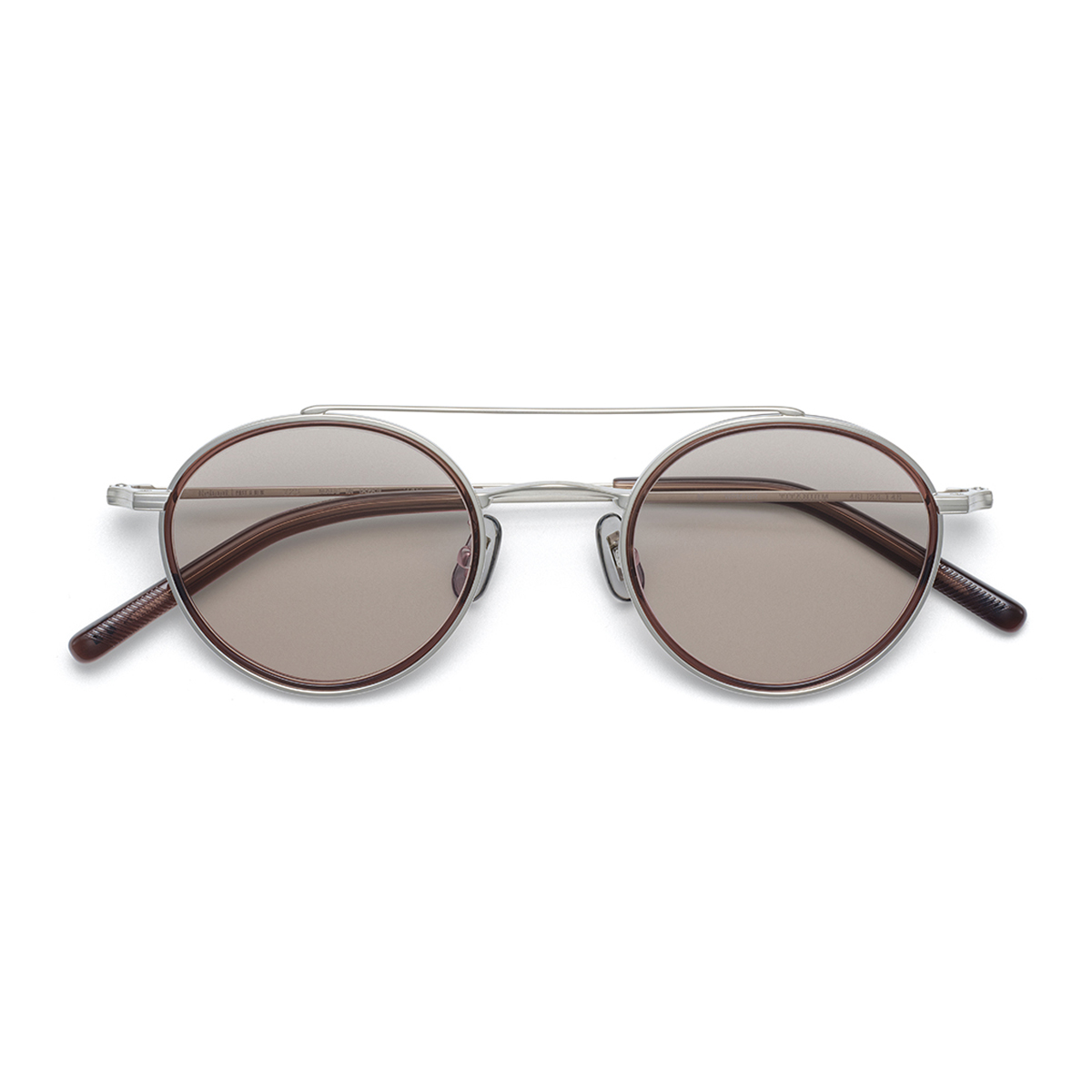 シルバーマット/ブラウン (ライトブラウン)