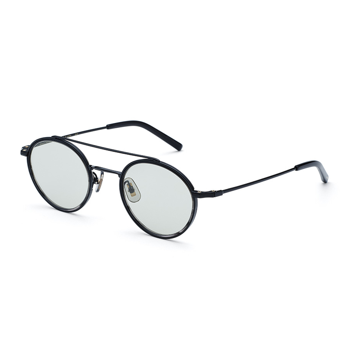 ブラックマット/グレー (ライトグリーン)