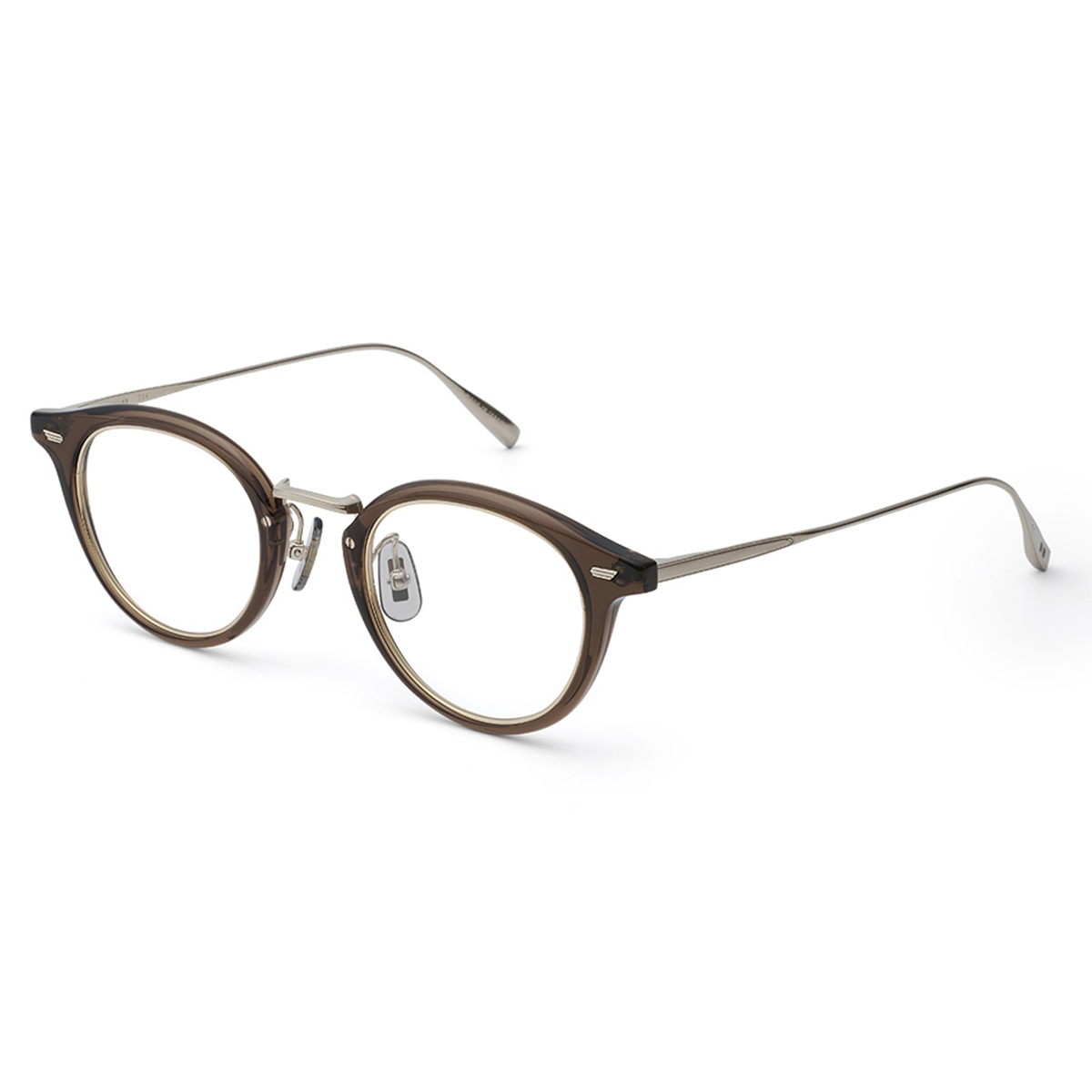 Reboot 734 ブラウン／ホワイトゴールドマット 46