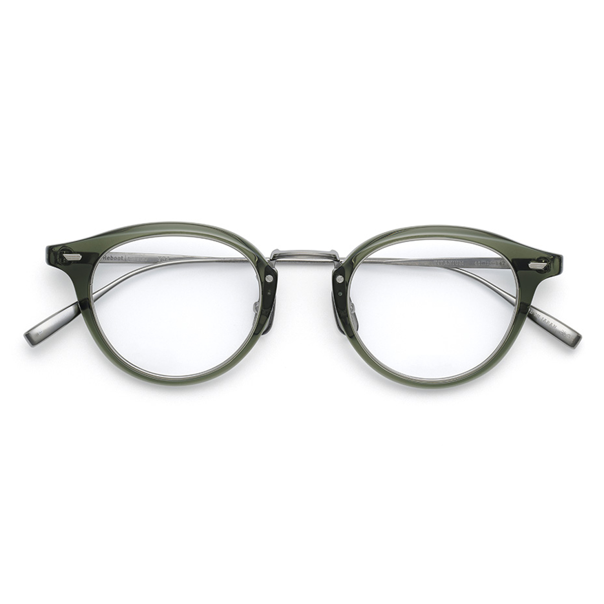 オリーブ/ライトグレーマット 46