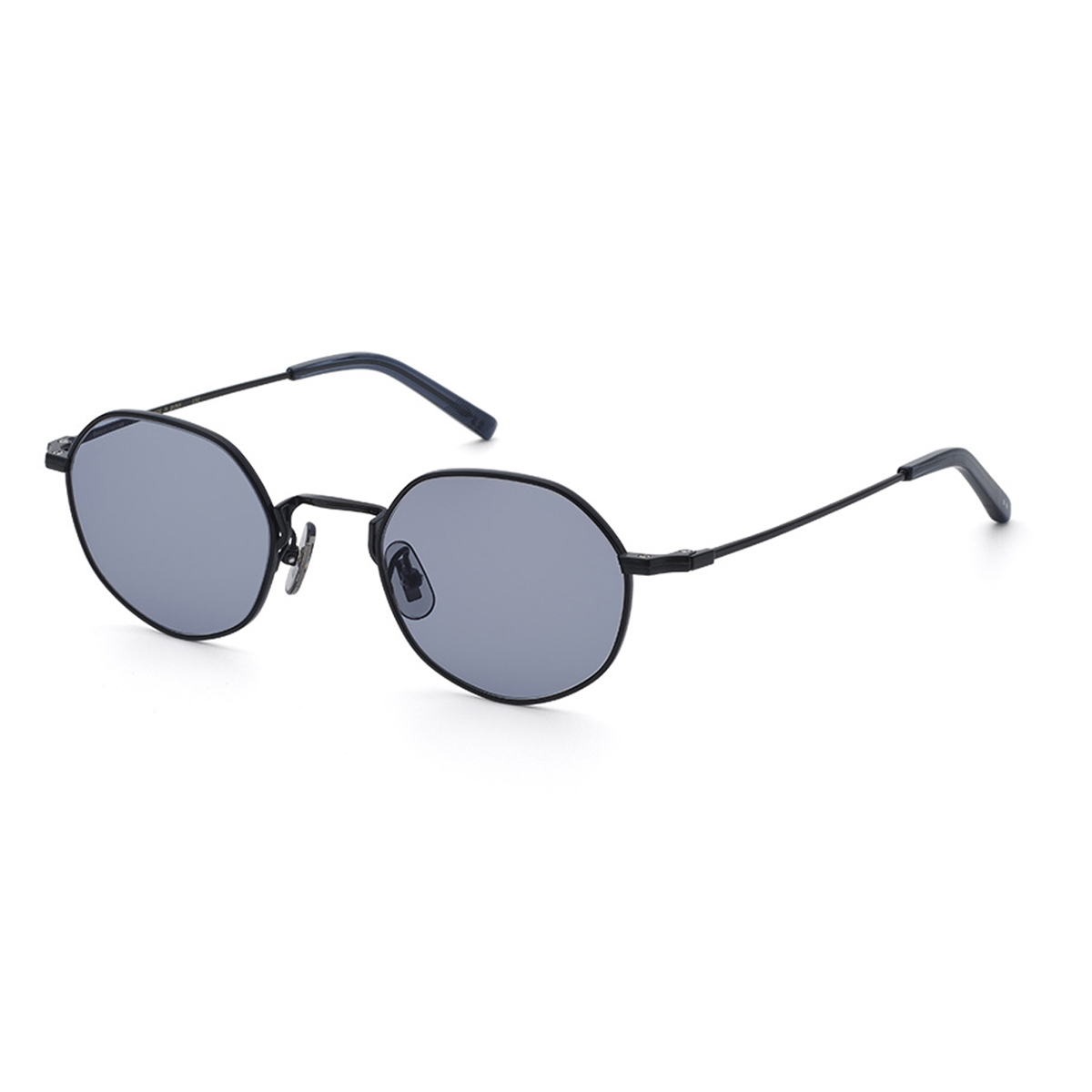 Reboot 744 ブラックマット／ブラック (ライトブルー) 48