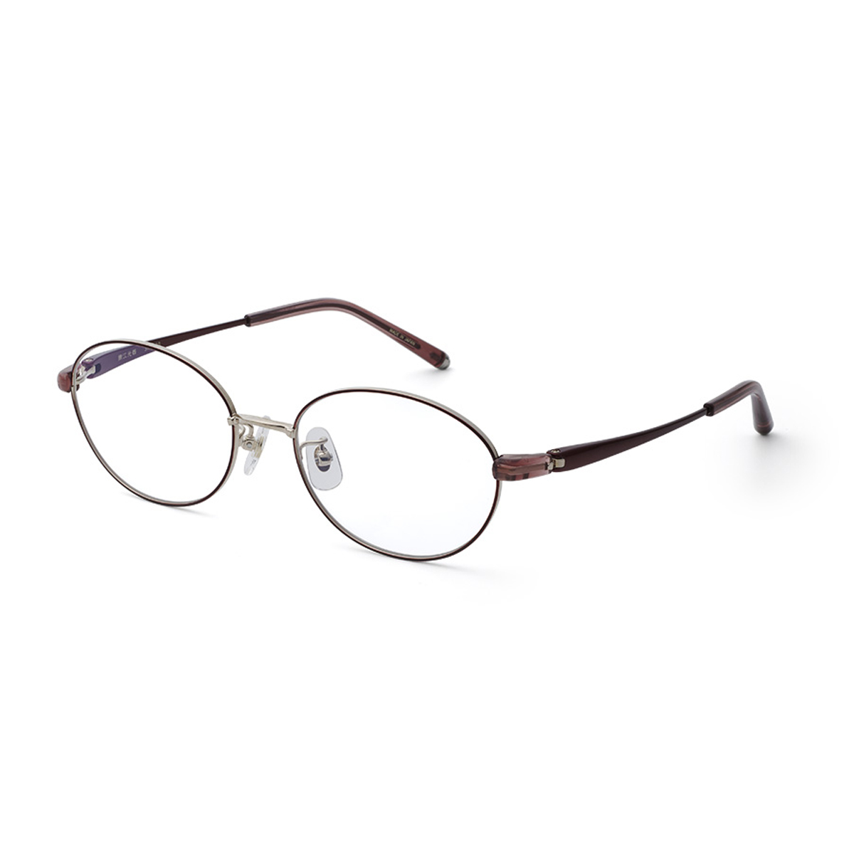 鯖江光器 L-30 ホワイトゴールド／レッド 50