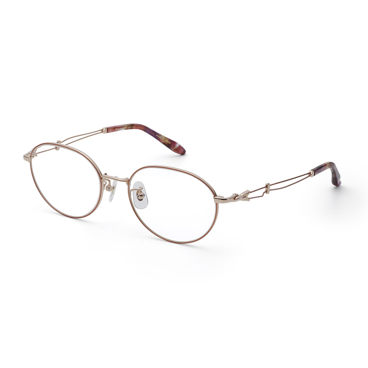 鯖江光器 L-39 ピンクゴールド/オレンジ 51