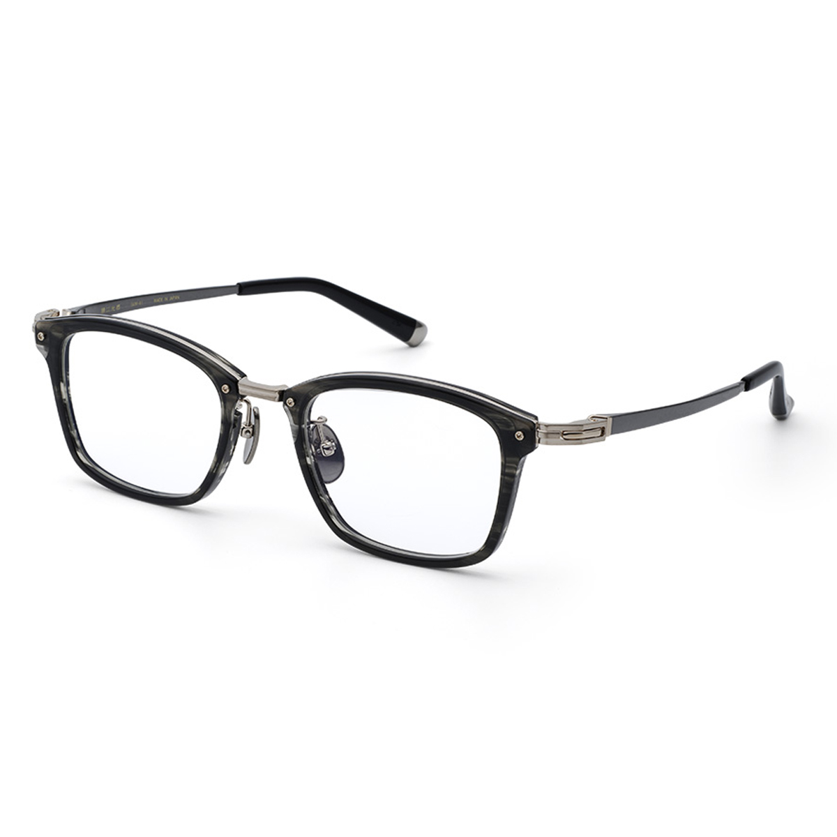 鯖江光器 M-41 グレー／ホワイトゴールド 50