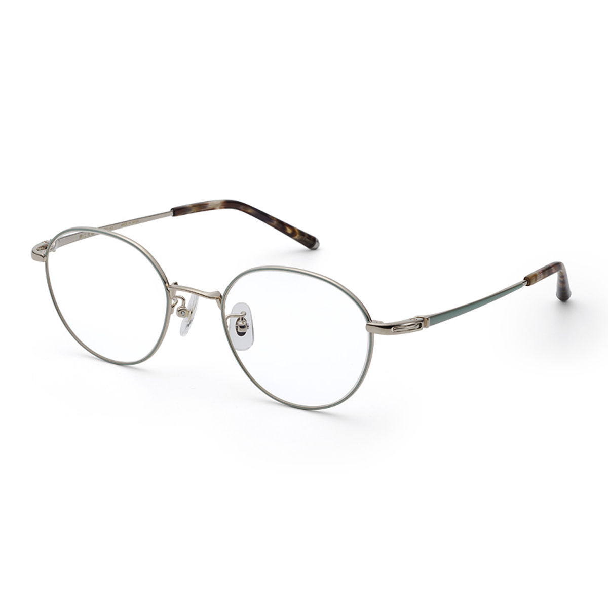 鯖江光器 L-42 ホワイトゴールド/ライトグリーン 50