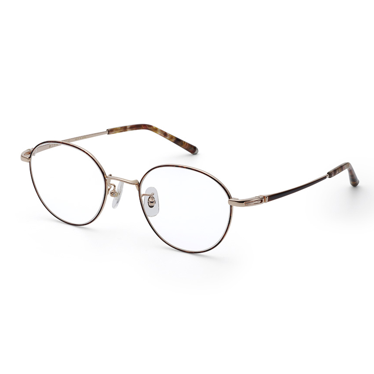 鯖江光器 L-42 ピンクゴールド/トートイス 50