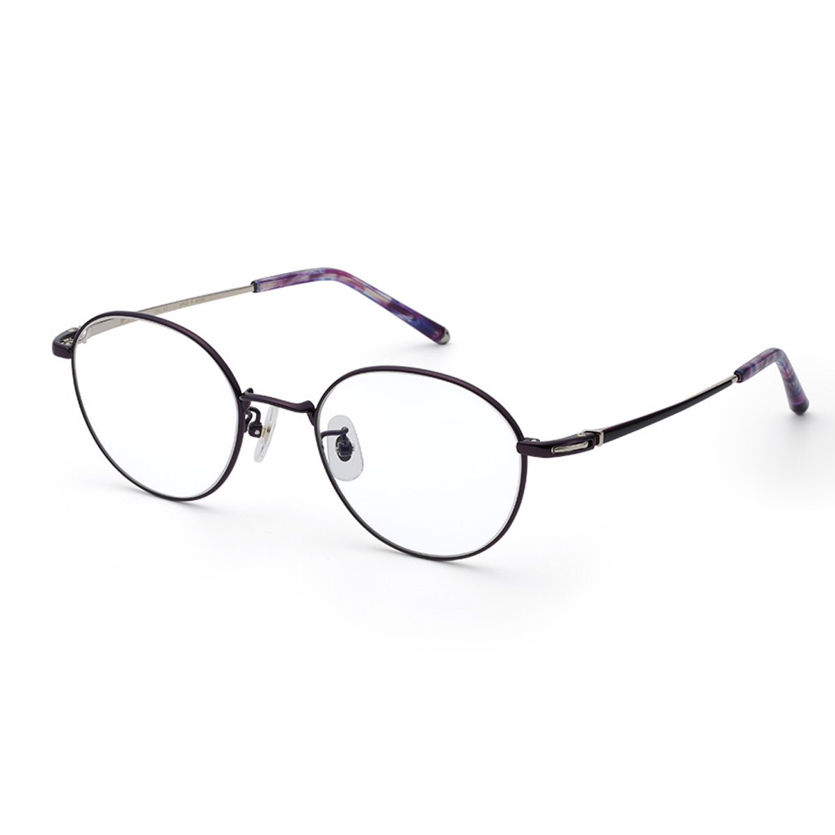 鯖江光器 L-42 バイオレット/ホワイトゴールド 50