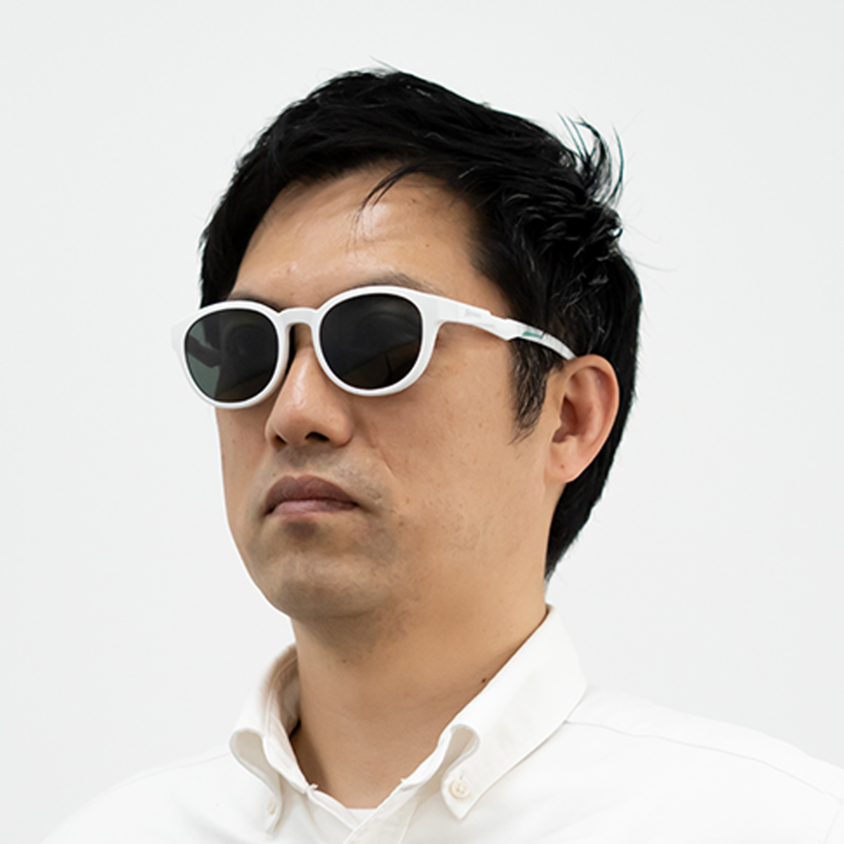 マットホワイト/グリーン