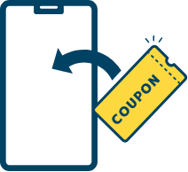 クーポンをプレゼントのイメージ画像