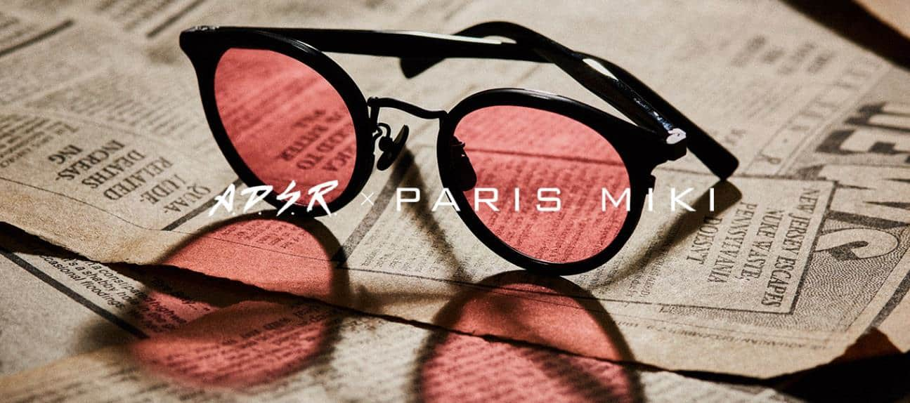 A.D.S.R.×PARIS MIKI 限定サングラス 2019年3月29日より限定店舗にて ...