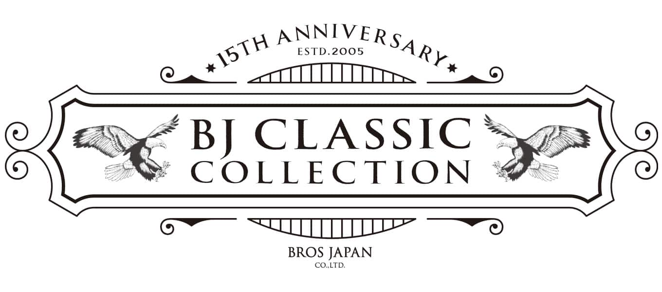 BJ CLASSIC COLLECTION　15周年ロゴ