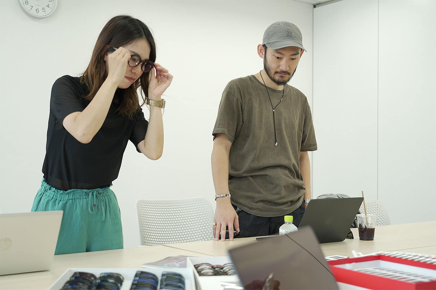コラボモデル選定の様子