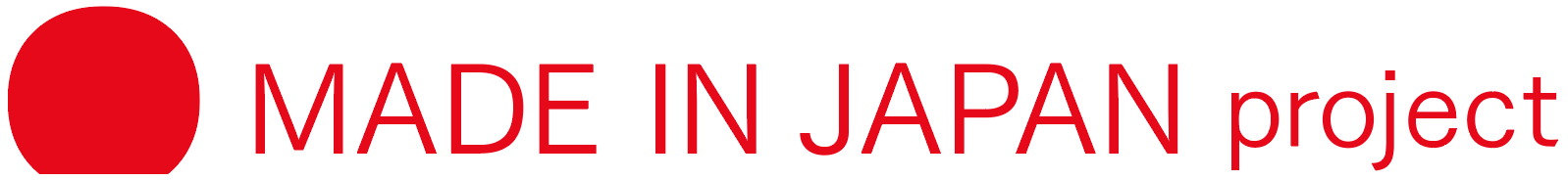 MADE IN JAPAN project ロゴ　日本製　メガネ