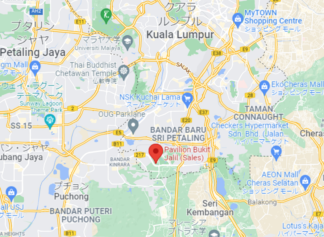 Pavilion Bukit Jalil mall map